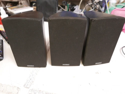 Lot of 3 Martin Logan Speakers MLT-2 For Home Theater System