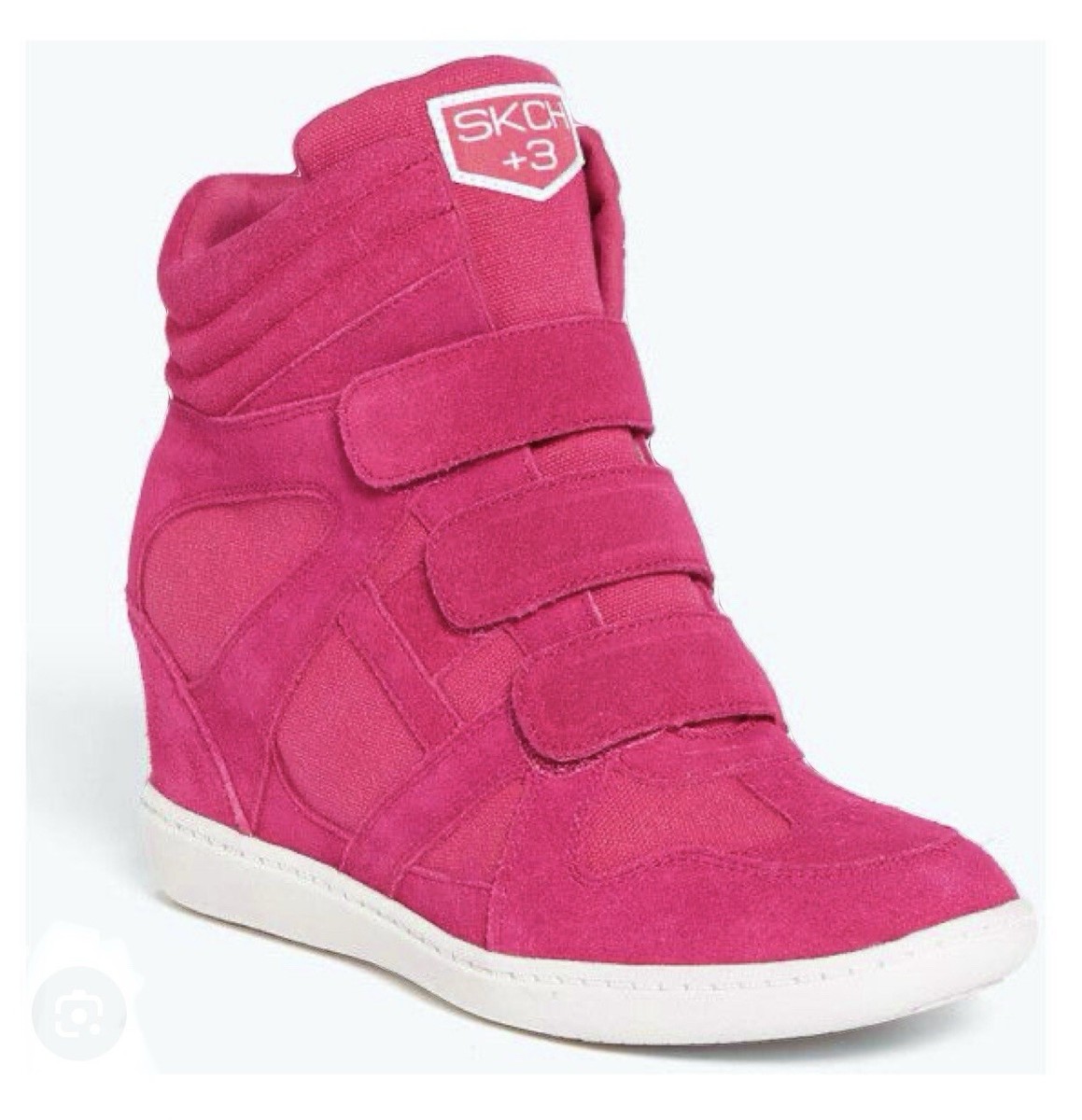 Skechers Wedge Sneakers For Girls Sketchers Uno Baby Pink Wedge