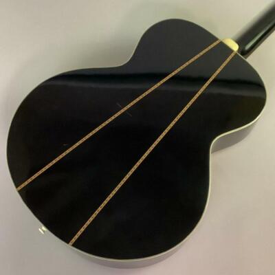 Acoustic Guitar Morris MJ405 Black Jacaranda Plywood Sides