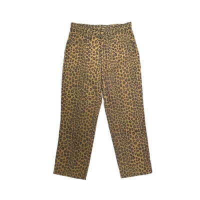 Vintage Fendi Zucca Leopard Brown/Black CAPRI Jeans Trousers