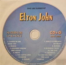 902 ELTON JOHN     SUPERSTAR KARAOKE CDG DISC