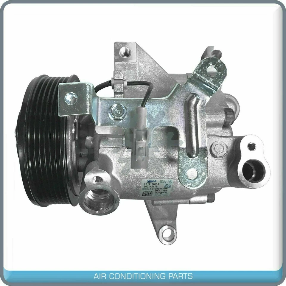 AC Compressor OEM DKV10Z fits Subaru Crosstrek, Forester, Impreza, WRX, XV... QR - Image 2 of 4