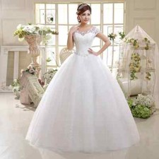 Short Lace Fashion Simple Bridal Gowns Crystal Wedding Dresses 2025