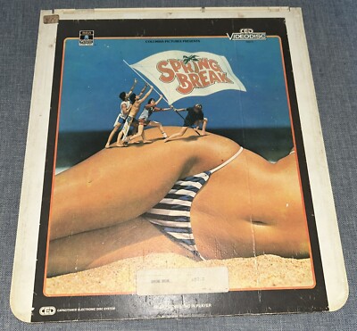 RARE ''SPRING BREAK'' CED RCA SelectaVision VideoDisc, Vintage - Movie