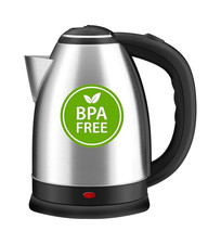 1.8L 1500W Cordless Electric Kettle Stainless Steel Jug Overheat Protection 360°