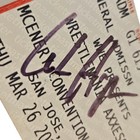 March 2015 WWE Wrestlemainia Axxess Ticket Stubs Auto Hogan — photo 3