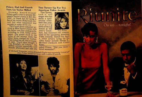 Jet March 25 1985 Vanity George Wallace Prince Elizabeth Taylor Tina Turner - Picture 3 of 3