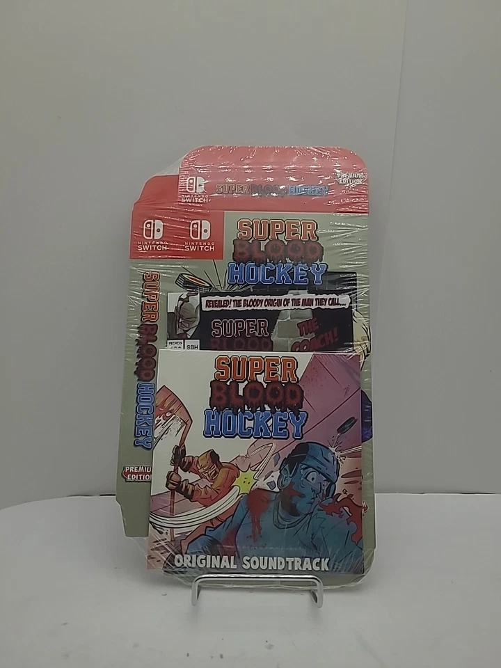 Super Blood Hockey Retro Actualización Sin Interruptor de Juego Edición Premium Nuevo Precintado Foto 2 de 4
