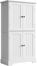 Choochoo Bathroom Floor Cabinet with Adjustable Shelves