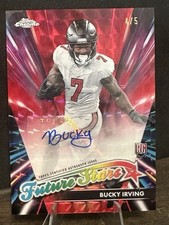 2024 Topps Chrome Bucky Irving /5 Red * Future Stars * Rookie RC Auto SSP