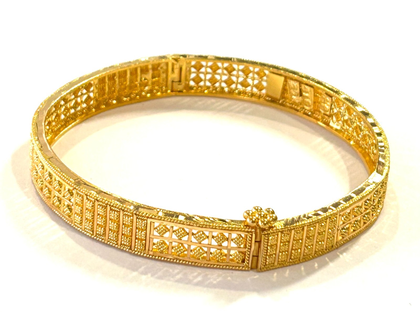 22k 916 Gold Bangle Bracelet 7