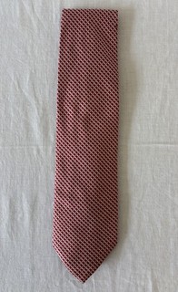 Lorendi Capri Krawatte Vintage Rot/Weiß Made In Italy