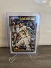 2024 Topps #310 Abner Uribe RC - Milwaukee Brewers