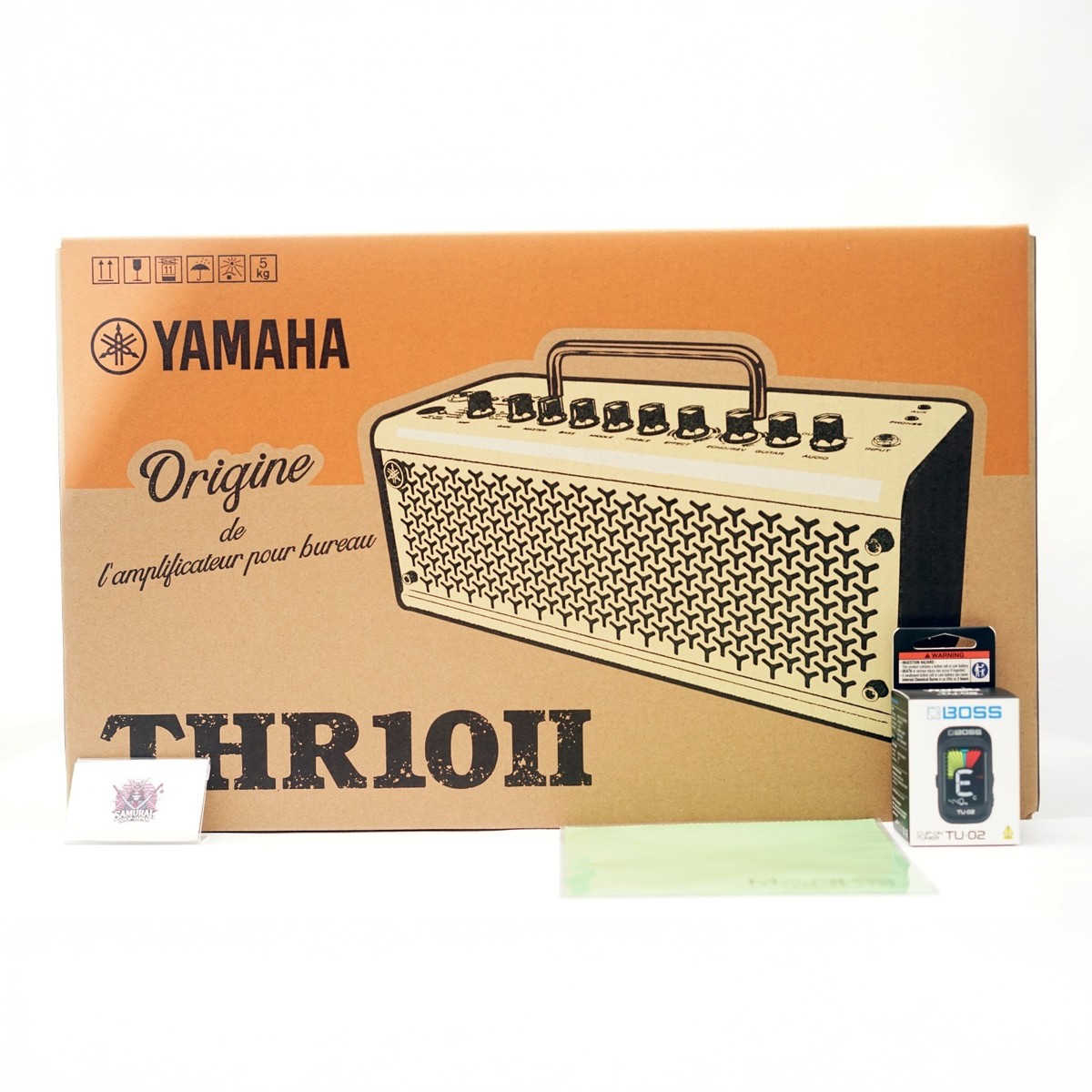Yamaha THR10II 20W Bluetooth Guitar Amp + BOSS TU-02 Tuner Set New