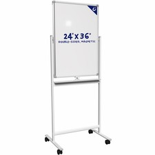 VIVO Mobile Dry Erase Board 24" x 36" Magnetic Double Sided Whiteboard Stand