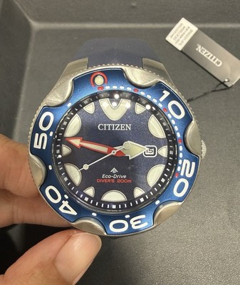 Citizen BN0231-01L Eco Drive Diver 200m Blue Dial Watch New