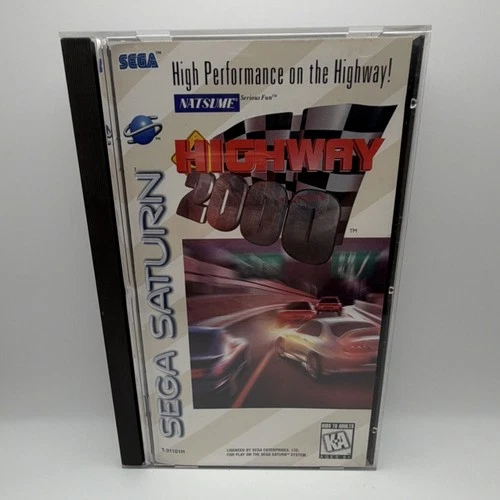 Sega Saturn Highway 2000 Natsume Complete Case Manual Multiplayer Racing NTSC