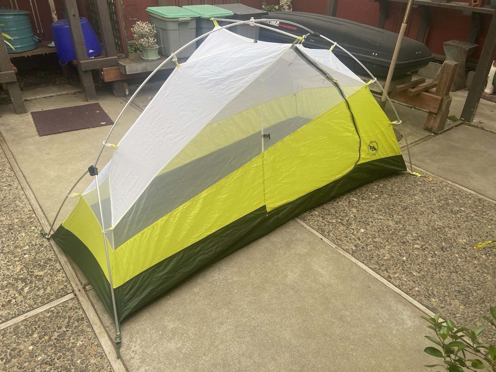 Big Agnes Tumble 1 MTNGLO Light Technology 1 Person 3-Season Backpacking Tent