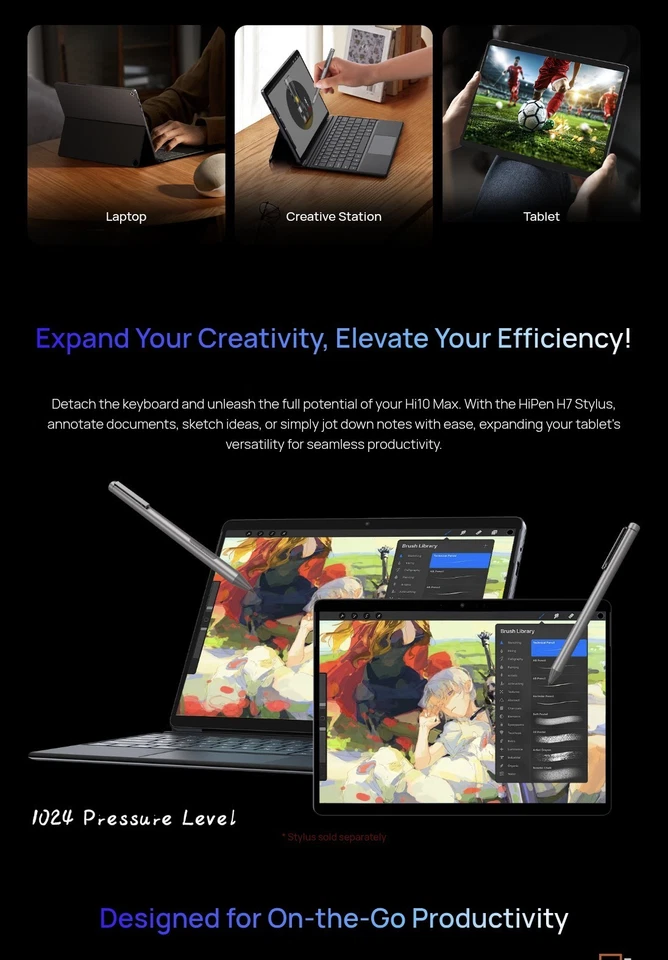 Hi10 Max N150丨 2-In-1 Tablet 12.96" 3K - Image 4 of 4