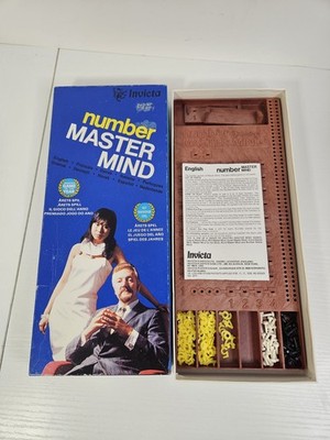 Vintage ''NUMBER MASTERMIND'' Spiel (1976) Original Anleitung 