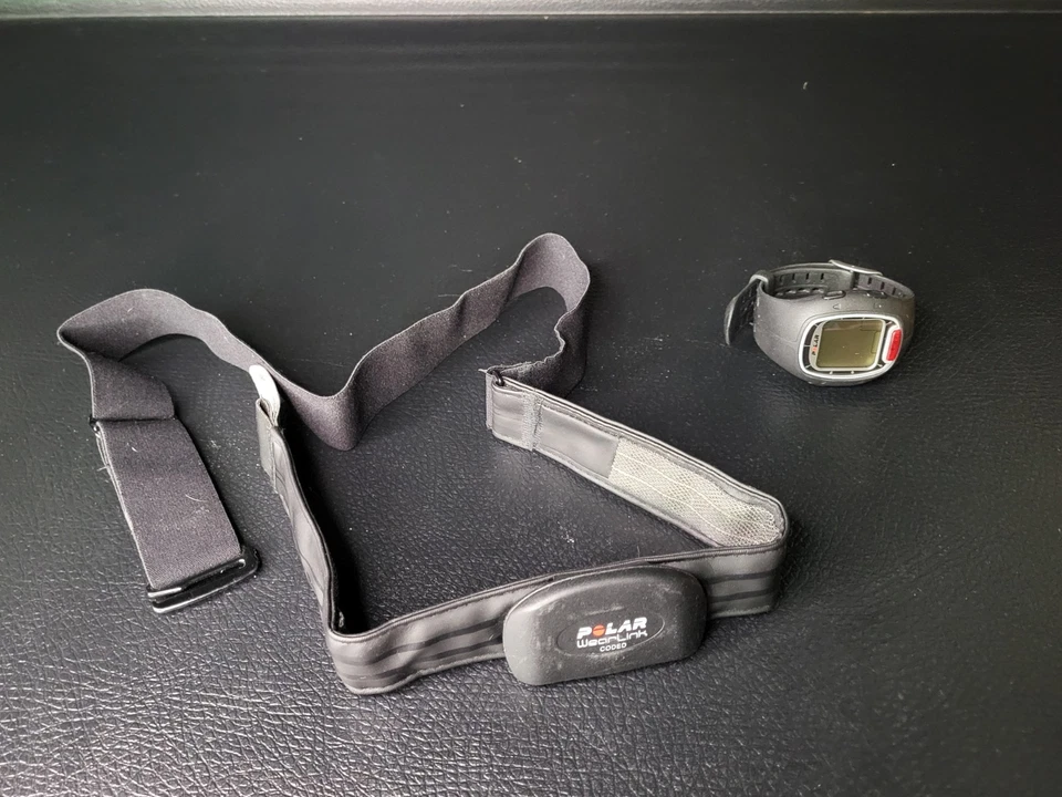 Reloj Monitor de Ritmo Cardíaco Polar RS100 Running y Banda T31 Sin Probar Buen Estado. Foto 4 de 4