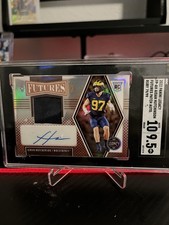 2022 Panini Legacy Aidan Hutchinson Futures Patch Ruby /99 SGC 10.5 Rookie