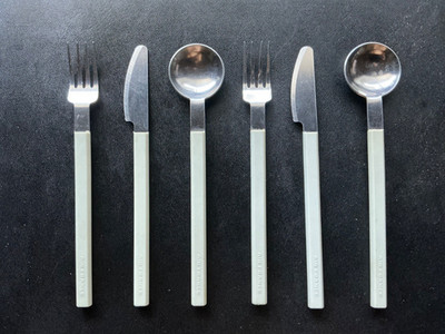 Raymond Loewy - AIR FRANCE Concorde Cutlery 2x (Fork, Knife, & Spoon)