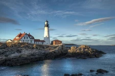 Portland Head Lighthouse Cape Elizabeth Maine Photo Photograph Poster 24x16