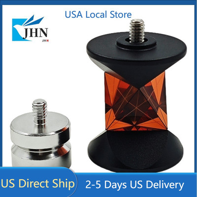 New Mini 360 Prism Set with 5/8 x11 Thread For SWISS type Total Station