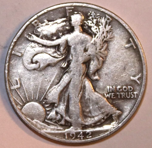 1942-D Walking Liberty Half Dollar - Very Fine - #1663EC