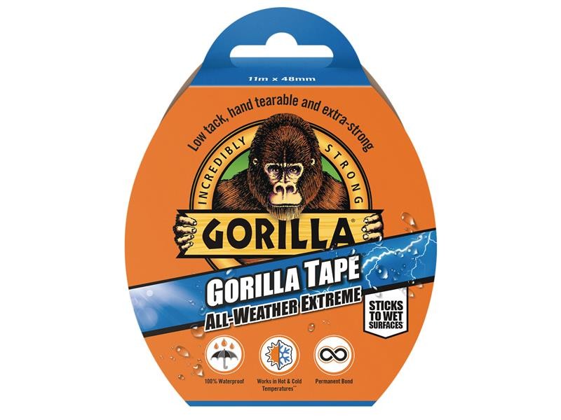 Gorilla All Weather Tape Black 11M [3044021] - Image 6