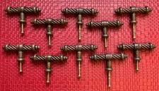 Top Knobs M629 Normandy Collection 3-5/8" T-Shaped Twist Knob, Dark Patina (10)