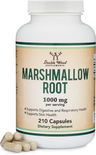 Marshmallow Root Capsules 210 Count, 1,000Mg per Serving High in Mucilage to S