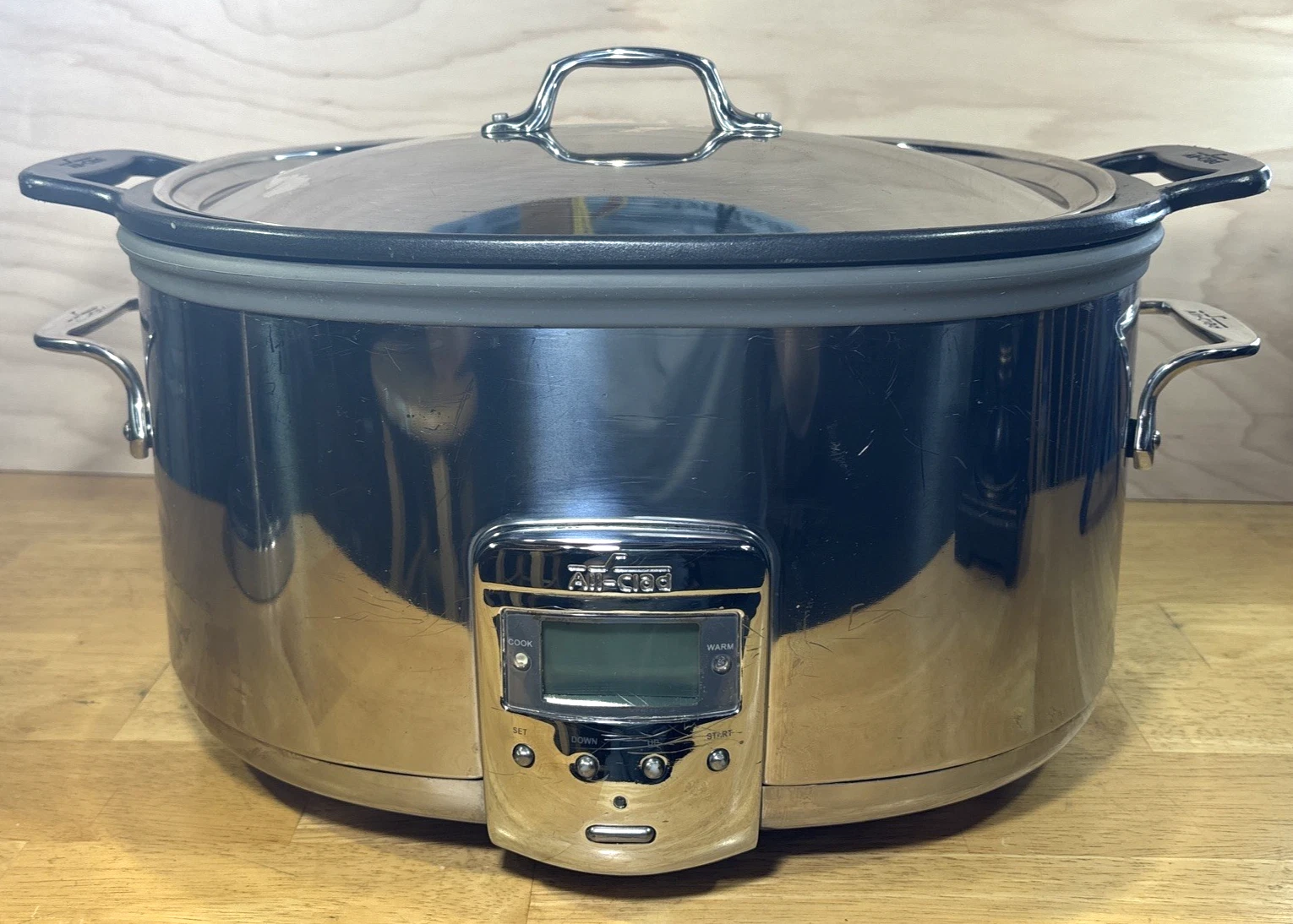 ALL-CLAD 7 Quart Slow Cooker Stainless Steel Crock Pot Series SC01