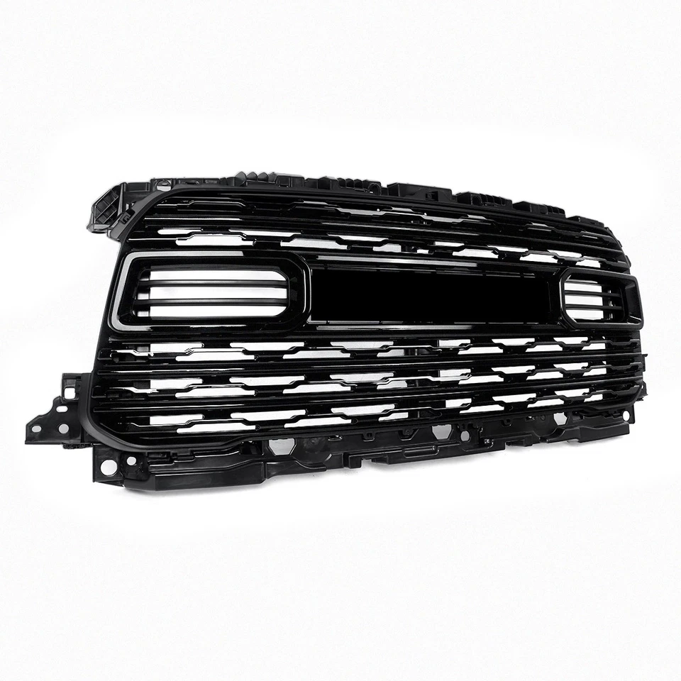 Diamond Black Front Bumper Grille For 2019-2024 RAM 2500 3500 w/o Camera Hole US Foto 4 de 4