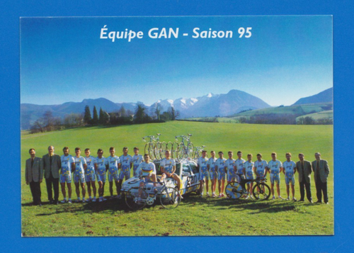 18 ANCIENNES CARTES Pub Équipe Cycliste Gan 1993 EUR 30,00 - FR