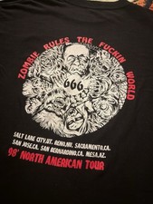 Rob Zombie Hellbilly Deluxe 98 North American Tour Black T-Shirt XL