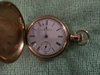 Waltham A.W.Co Gold Filled Full Hunter  Case 7j Grade 20 Pocket Watch