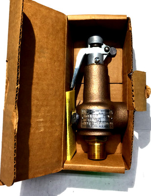 SPENCE ENGINEERING FIG 41EDA  BRONZE 110 PSI SET 3/4'' NEW RELIEF VALVE (J-2)