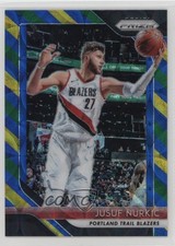 2018-19 Panini Prizm Choice Blue Yellow & Green Prizm Jusuf Nurkic #121 0bc0