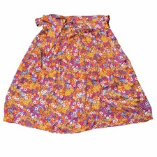 Red Valentino 100 Silk 4 Ditsy Floral Mini Skirt Groovy Summer Festival Style
