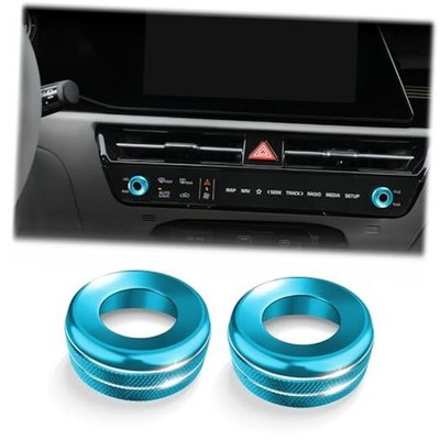 for Kia Carnival / NIRO EV Accessories, 2-Pieces Aluminum 2022-2024 Light Blue