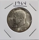 1964 Kennedy Half Dollar 90% Silver 50c US Coin Philadelphia Mint
