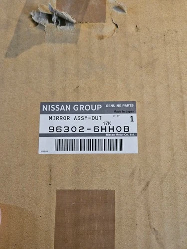 INFINITI Q50 Lt Drivers Side Mirror Assembly W/O Painted Cover 963026HH0B 14-20