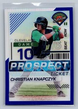 2024 Panini Prospect Edition Christian Knapczyk Blue Holo #/149 #54