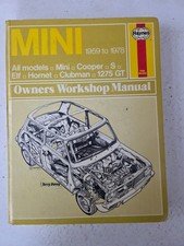 BLMC Mini Haynes Manual 1959 to 1978 Estate Van Pick up Clubman 1275GT Cooper S