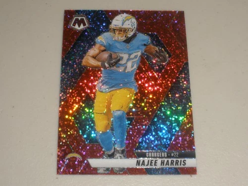 2025 Panini Mosaic Red Sparkle Prizm #244 Najee Harris