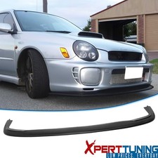 Fits 02-03 Subaru Impreza Wrx Rs Dp Style Pu Unpainted Front Bumper Lip Splitter