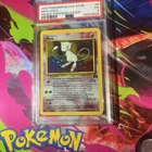 2000 Pokemon Promo Mew Holo Black Star #9 PSA 5 Excellent