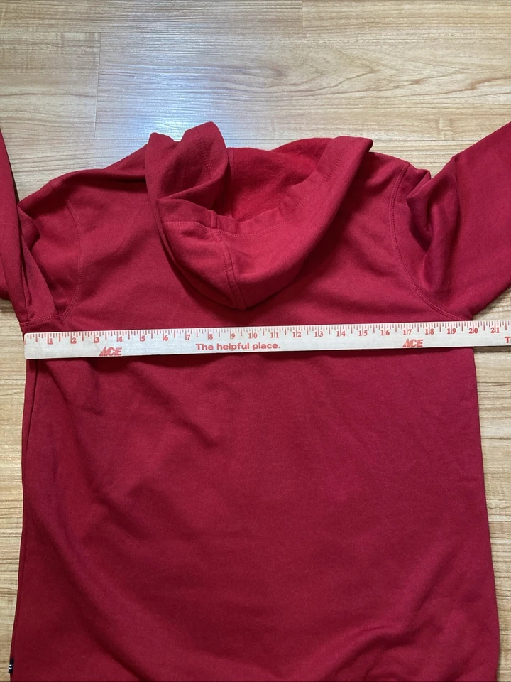 Uniforme Escolar Nautica Rojo Niño’s Juventud XL Sudadera con Capucha Chaqueta Bolsillo con Cremallera Foto 3 de 4